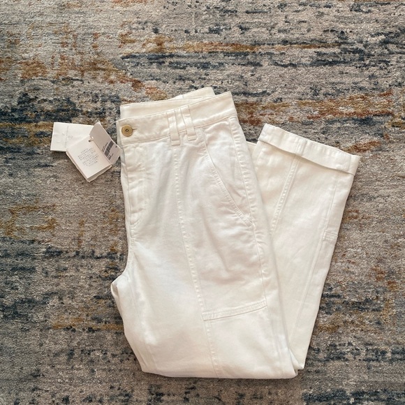 NWT Brunello Cucinelli white pant size 4 - Picture 1 of 6